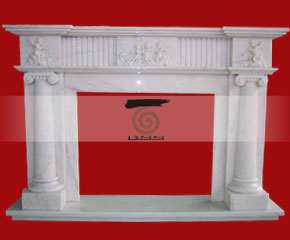 marble fireplace mantel E-FP012