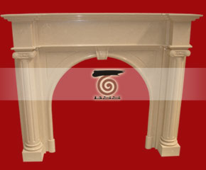 marble fireplace mantel E-FP059