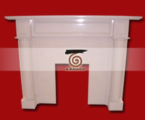marble fireplace mantel E-FP065