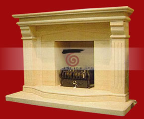 marble fireplace mantel E-FP070