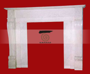 marble fireplace mantel E-FP074