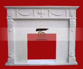 marble fireplace mantel E-FP076