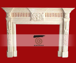 stone fireplace mantel surround O-FP003
