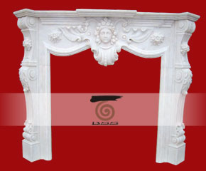 stone fireplace mantel surround O-FP006