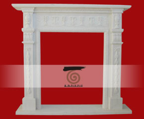 stone fireplace mantel surround O-FP007