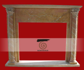 stone fireplace mantel surround O-FP016