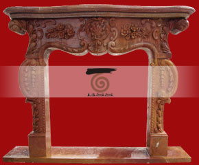 marble fireplace O-FP023 (WFP018)