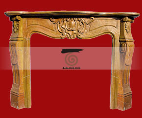 marble fireplace O-FP025 (WFP021)