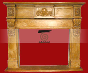 marble fireplace O-FP028 (WFP027)